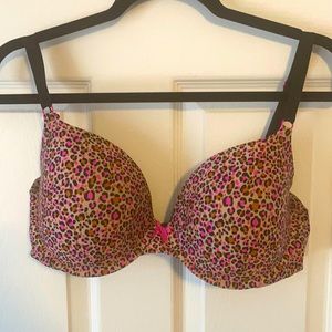 Victoria’s Secret size 36DD cheetah print bra